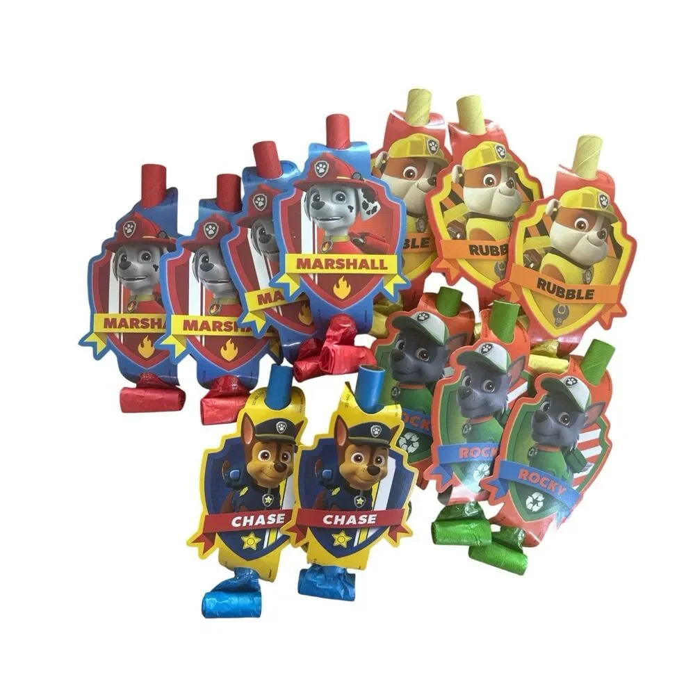 Paw Patrol Birthday Party Supplies Bundle Plates Cups Hats Favors Decorations